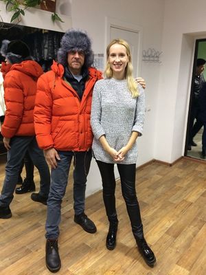 My new hat at UNREAL Fur Coat in Perm