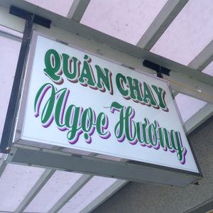 Sign at Ngoc Huong in Ho Chi Minh City