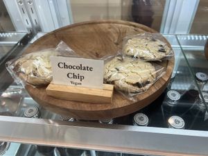  Vegan chocolate chip   at Angela's Ice Cream - Petaluma Blvd in Petaluma