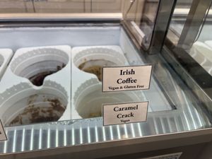  Vegan flavors   at Angela's Ice Cream - Petaluma Blvd in Petaluma