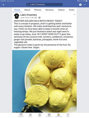 Ask for it at Angela's Ice Cream - Petaluma Blvd in Petaluma