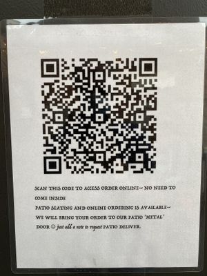 You can use to order from phone and skip going inside and pick up on back deck  at Angela's Ice Cream - Petaluma Blvd in Petaluma