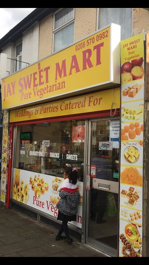 Frontage  at Jay Sweet Mart  in South West London