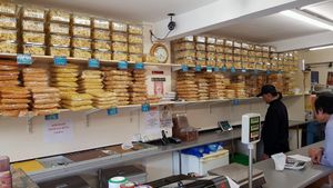 Counter at Jay Sweet Mart  in South West London