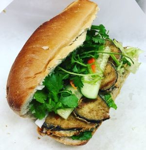 Veggie Fish Vietnamese Sandwich at VeggiEAT Xpress - 99 Ranch Market in Las Vegas