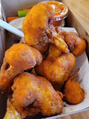 Buffalo cauliflower wings at Word of Mouth - Food Truck in Los Angeles