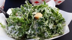 kale salad at Word of Mouth - Food Truck in Los Angeles
