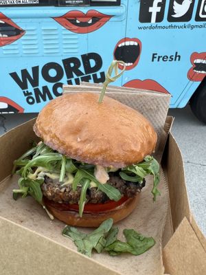Word Burger #Veganuary at Word of Mouth - Food Truck in Los Angeles