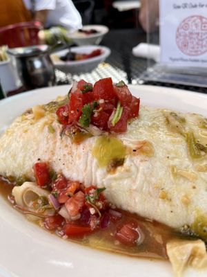 Jackfruit burrito  at Lazy Day Cafe in Salt Lake City