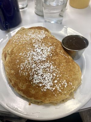 Vegan Lemon Pancakes. Absolutely perfect pancakes 😍   at Lazy Day Cafe in Salt Lake City