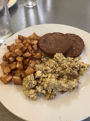 Veganized lazy day breakfast 😋  at Lazy Day Cafe in Salt Lake City