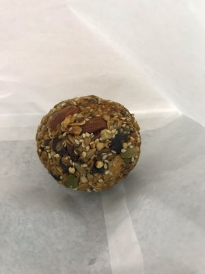 Muesli Ball aka the “vegan Atlas stone” at Vege Rama - Westfield Carindale  in Carindale