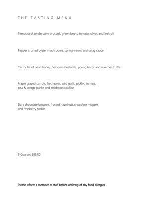  at The Peat Inn Restaurant in Falkland