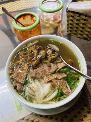 Pho Bo (vegan beef pho)  at An Lac Chay - Tay Ho District in Hanoi
