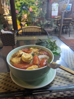 Bun Rieu, 60 000 VND / 2.25 EUR at An Lac Chay - Tay Ho District in Hanoi