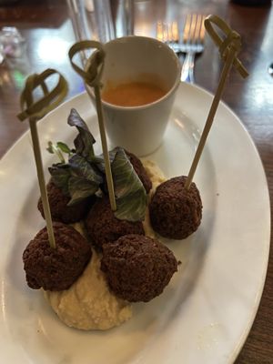 hummus appetizer   at Ott's Good Earth Garden in Mayetta