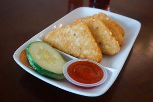 Harsh Brown (potato cake) at Xiang Yun Vegetarian in Tanjung Tokong