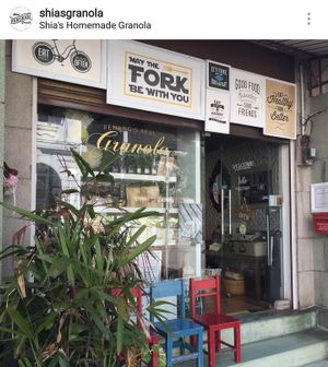 The Store Front (Photo from: Shia's Instagram) at Shia's Homemade Granola in Penang