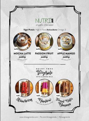 Menu (6/7) at Shia's Homemade Granola in Penang