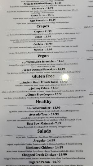  at Southern Belles Pancake House in Plainfield