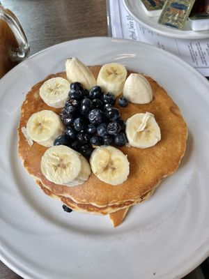Vegan pancakes  at Southern Belles Pancake House in Barrington