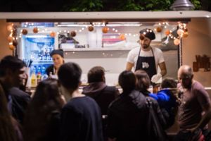 Ciudad Jardin at The Veggie Burger Club Food Truck in Buenos Aires