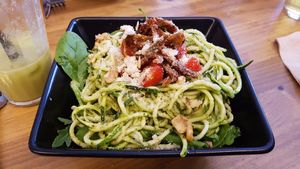 Italian salad (raw) at Quinoa Arago Vegetaria in Barcelona