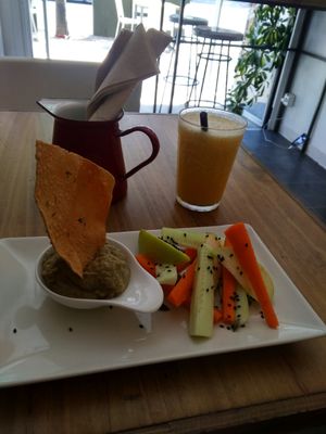 starter at Quinoa Arago Vegetaria in Barcelona