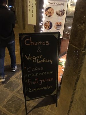 exterior at The Churro Bar & Vegan Bakery in Cusco