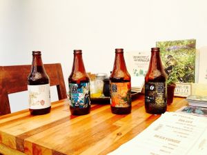 Home-Made Beer artisanal Style  at La Cosecha in Lima