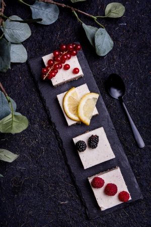 Lime and Banana Cake at Rawyal Raw Vegan Sweets - Calea Vitan in Bucharest