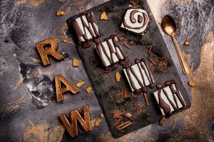 Mint and Chocolate Cake at Rawyal Raw Vegan Sweets - Vasile Milea in Bucharest