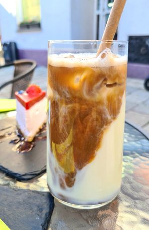 Iced latte ☕️🌱👍 at Sorrir in Wroclaw