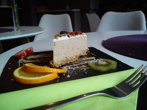 Peanut pie at Sorrir in Wroclaw