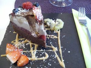 ambassador cake
 at Sorrir in Wroclaw