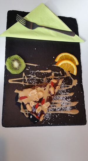 peanut cake at Sorrir in Wroclaw