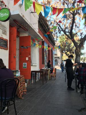 Outside at Chancho 6 in Santiago