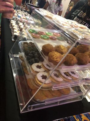 Display at the NJ vegfest  at Mo'Pweeze Bakery in Denville