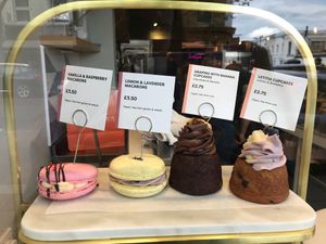Vegan cakes at Arapina in South East London