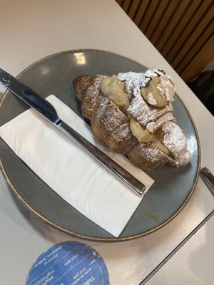 Almond croissant   at Arapina in South East London