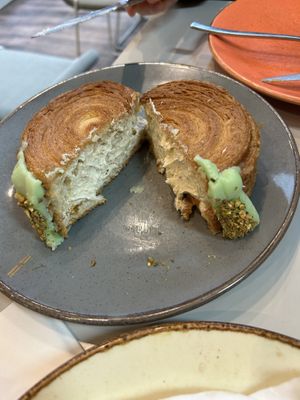 Roll al pistacchio   at Arapina in South East London