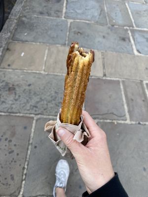 chocolate filled churro at Brazilian Churros - Food Stand in South East London