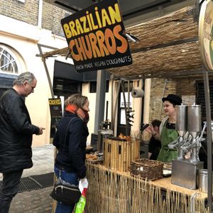 Outside the stand  at Brazilian Churros - Food Stand in South East London