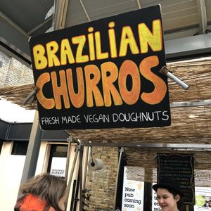 Here we go !  at Brazilian Churros - Food Stand in South East London