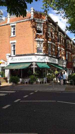 Front at The Kew Greenhouse Cafe in Richmond Upon Thames