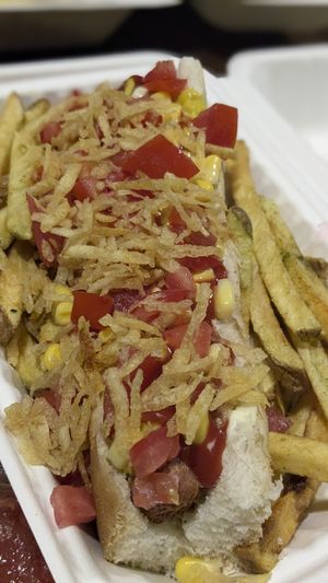 Hot Dog at Go Green in La Paz