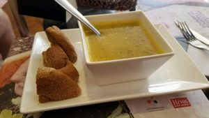Quinoa Soup at Go Green in La Paz