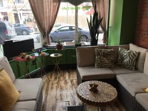 Window seats! Way more seats than this though.  at Mana in Binghamton