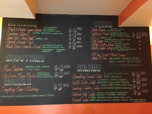 Menu 8/28/17 at Mana in Binghamton