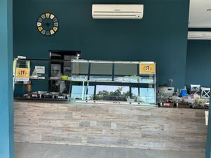 Display case  at Ban Khrua Jai in Trat